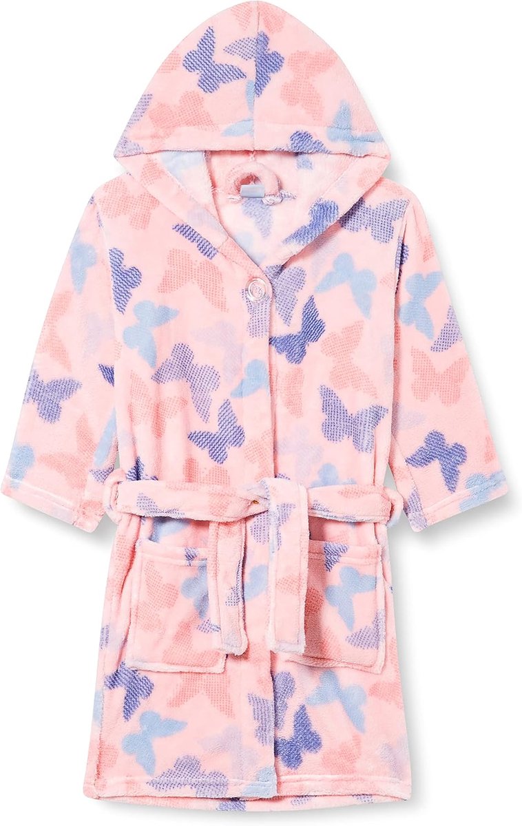 Uniseks kinderen fleece badjas ochtendjas (1 stuk)
