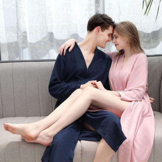 Badjassen Ademend Spa Hotel Kimono Gewaden Huiskleding — afbeelding 4