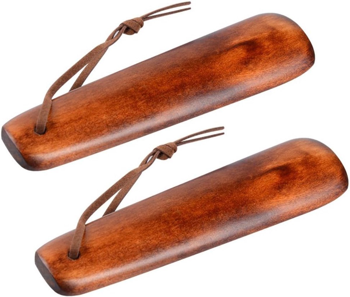 Schoenlepels, kleine schoenlepel met haak-gat koord (15,5 cm)