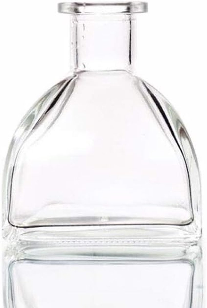 1 x 100ml Glazen Diffuser Fles - Navulbare Aromatherapie Fles voor Etherische Olie - DIY Geurverspreider voor Huis, Kantoor, Bruiloft of Cadeau