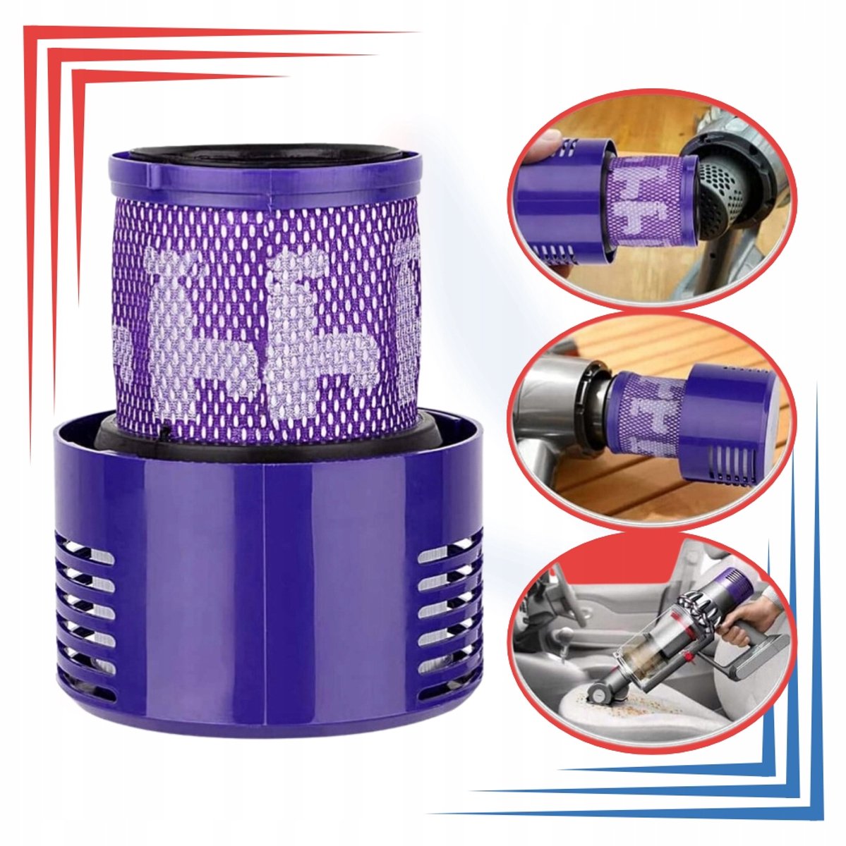 AreoSe - HEPA-filter voor Dyson V10 - 2 stuks