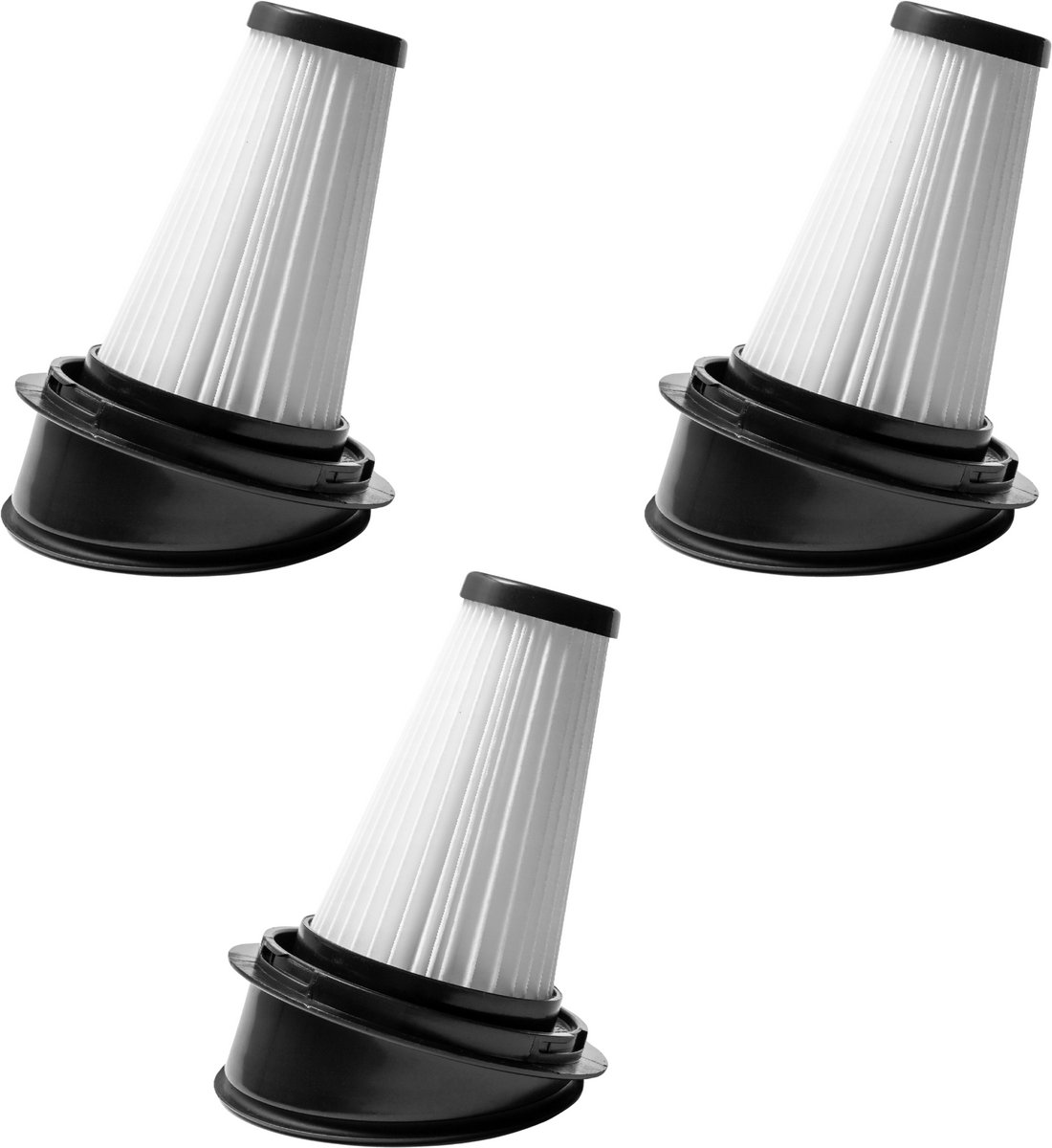 AreoSe - HEPA-filter voor BEKO 9178013673 - VRT61814 VRT61818 VRT61821 - 3 stuks