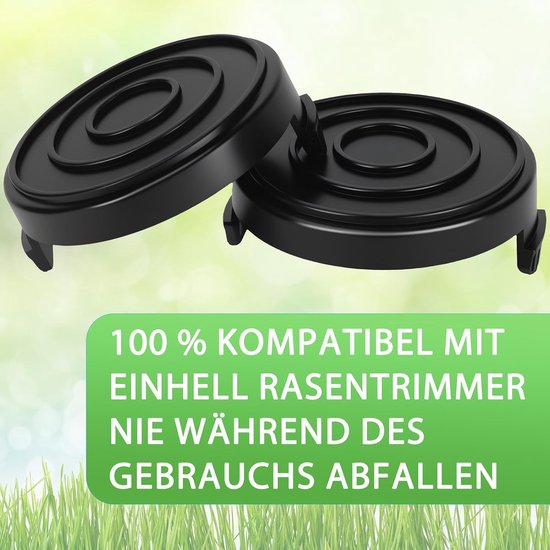 Spoelafdekking reserveafdekking voor Einhell grastrimmer - Compatibel met Einhell CG-ET 4530, RTV 400, RTV 550, GLR 450-458, Gardenline, KingCraft, TopCraft spoeldeksel — afbeelding 4