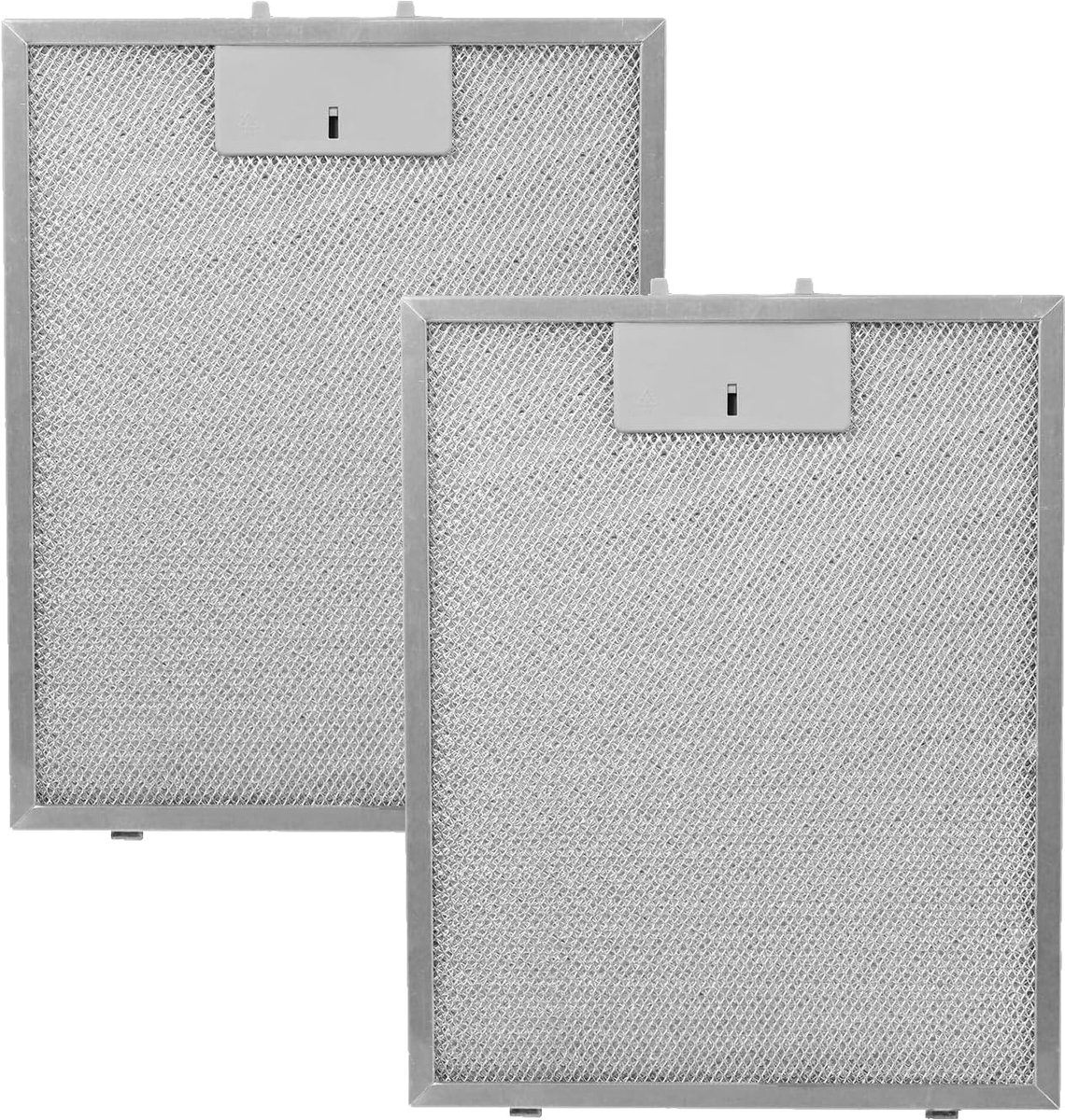 metalen filter voor afzuigkappen, 298 x 239 mm, aluminium, 2 stuks