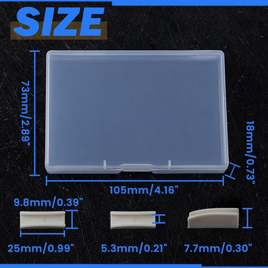Tang vervanging tips - Paar van 12 kaken voor sieraden maken tang - gladde kaak sieraden tool — afbeelding 2