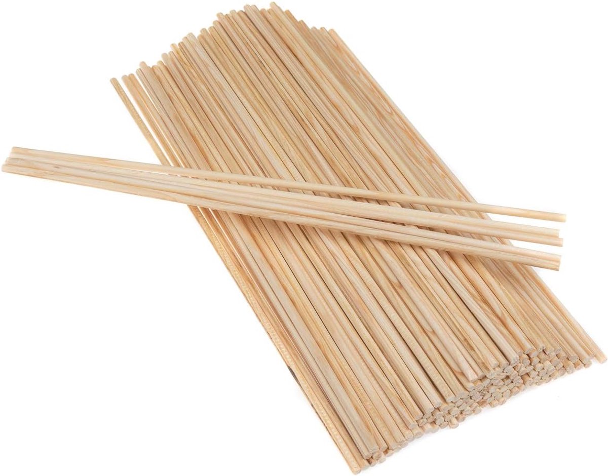 Houten stokken · 40 cm x 5,5 mm