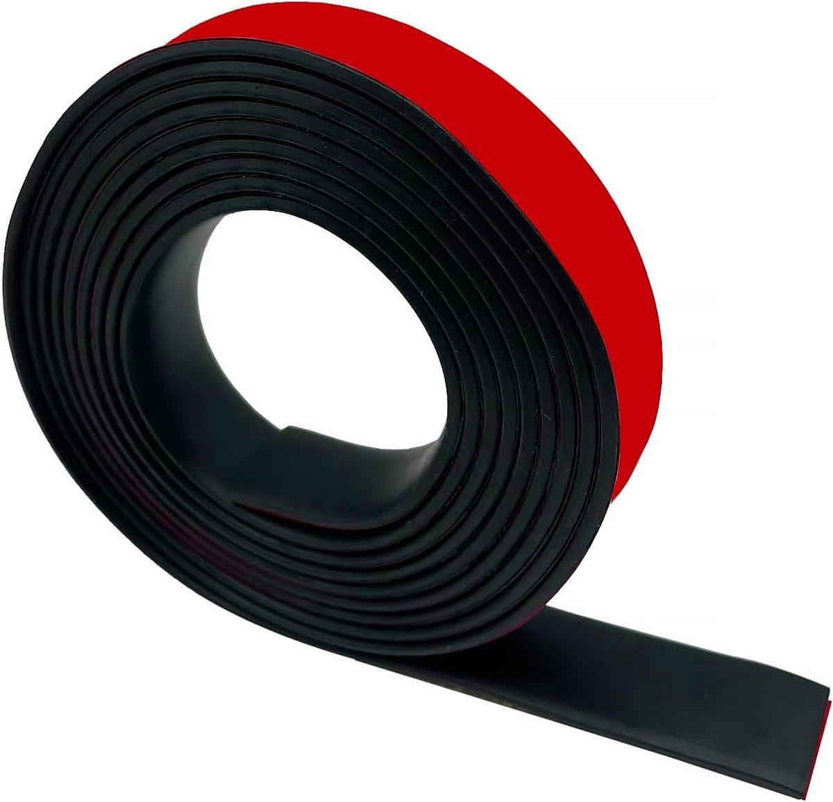 Rubberstrips, zelfklevende neopreenmatten, rubbervellen, massieve rubberprofielen voor doe-het-zelf afdichting, bekleding, vloerbedekking, 25 mm (b) x 1,5 mm (d) x 6 m (l)