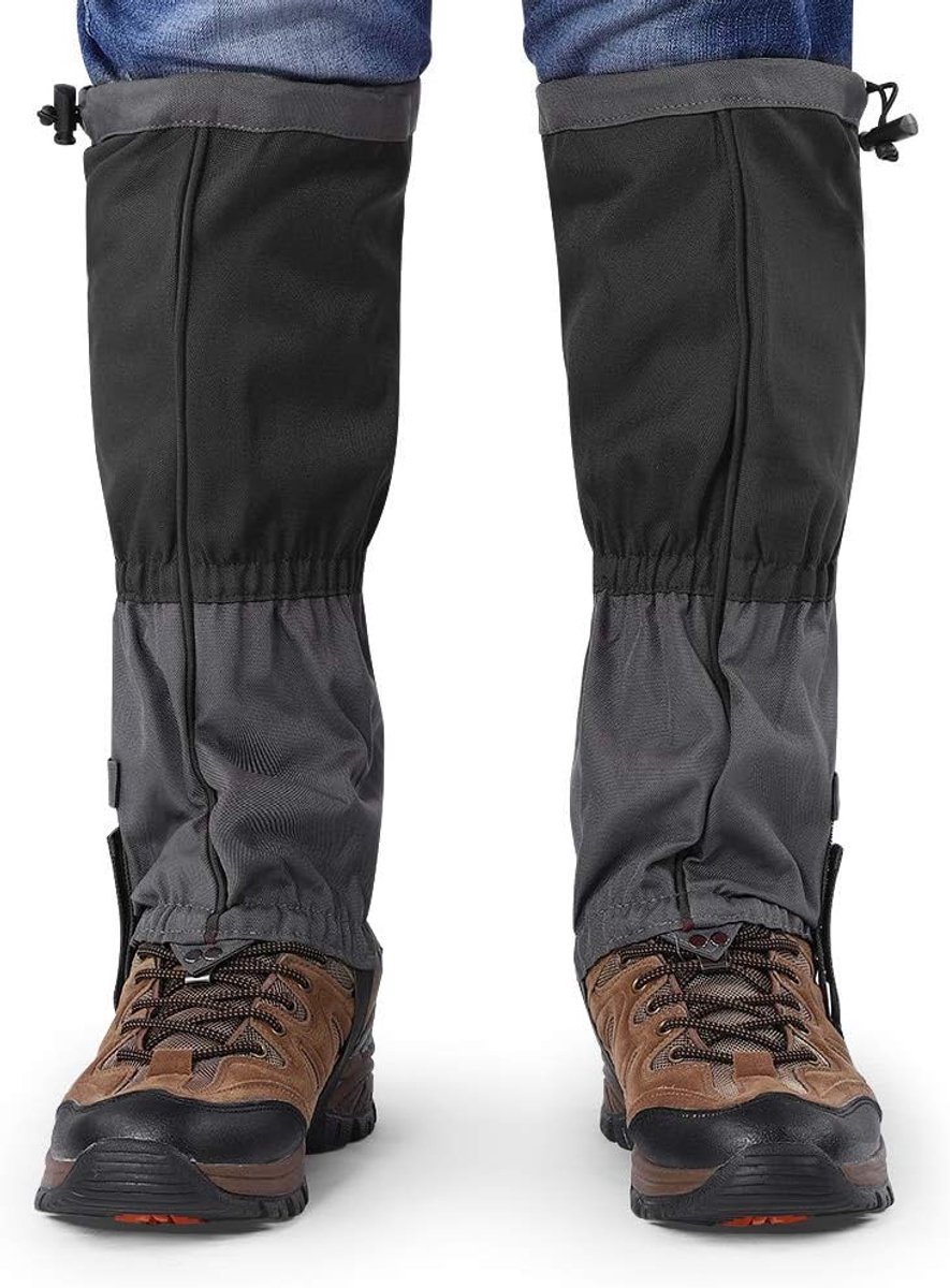 Slobkousen Lange Spats Bergbeklimmer Lange Beenkappen, Zeer Duurzame Beenbeschermers, Lichtgewicht, Klimspatten, Trekking, Outdoor Bikes, Unisex, Inclusief