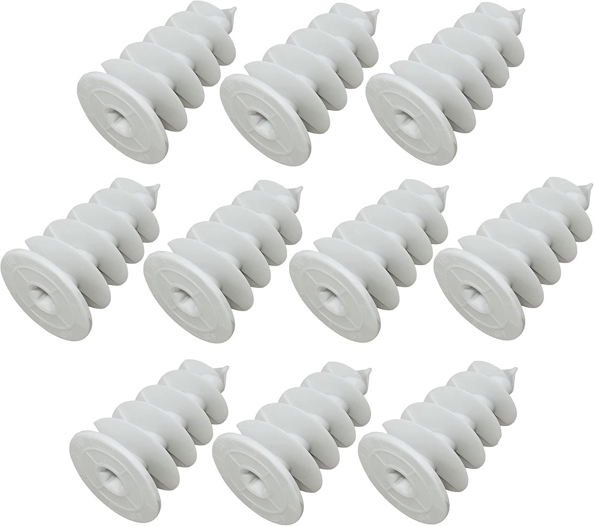 Pluggen Ø8x50 mm voor bevestiging in isolatie polystyreen polyurethaan EPS XPS - voor schroeven 4,0-4,5 mm - kopdiameter 25 mm - van kunststof