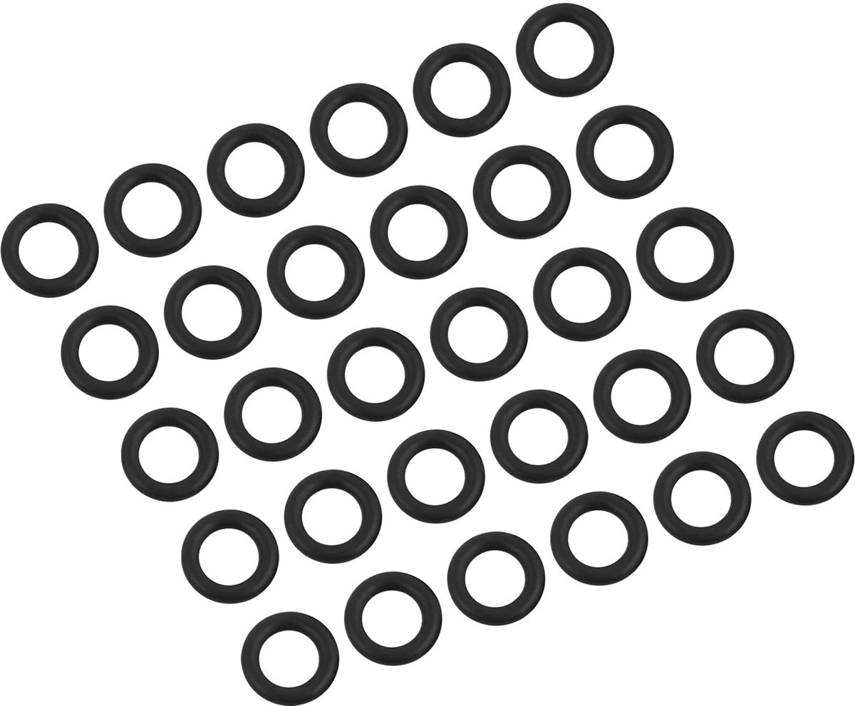 9 mm x 5 mm x 2 mm nitril rubberen afdichtingen x 86 stuks ronde afdichting voor waterkraan, loodgieterswerk, reparatie, afdichting, verbinding, zwart