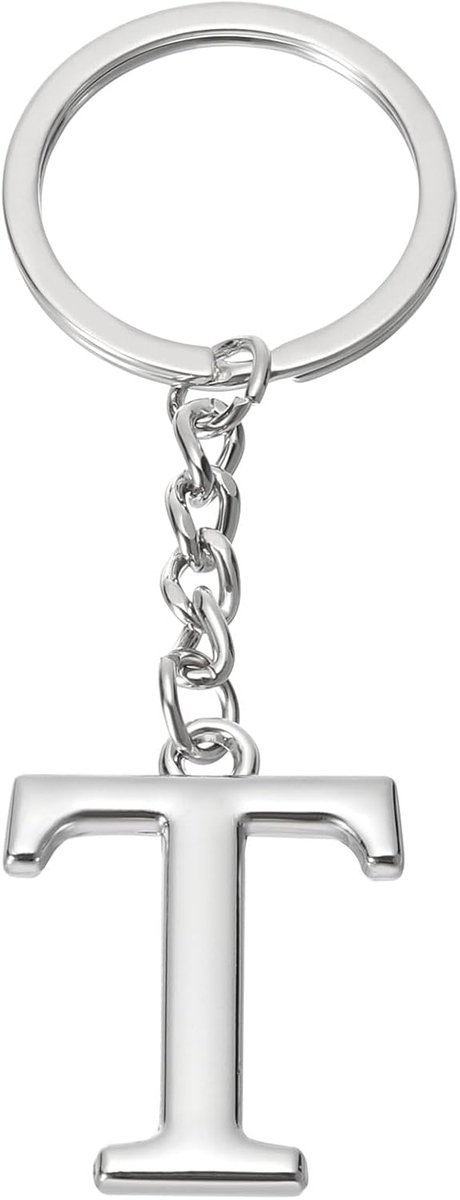 Sleutelhanger met eerste brief, letter een sleutelhanger hanger sleutelhanger