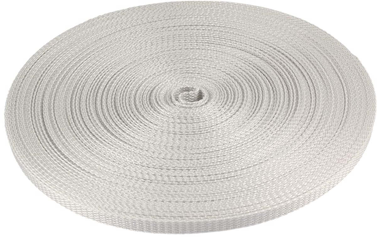14 mm breedte kleur grijs 50m-rol rolluikriem voor rolluiken [50 m 14 grijs]
