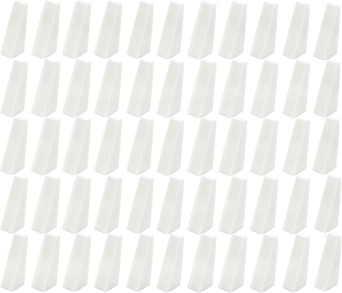 55 stuks make-up sponzen Driehoekige, wasbare make-up sponzen, gezichtssponsjes, kleine cosmetica sponzen make-up spons voor poeder, crème, vloeistof