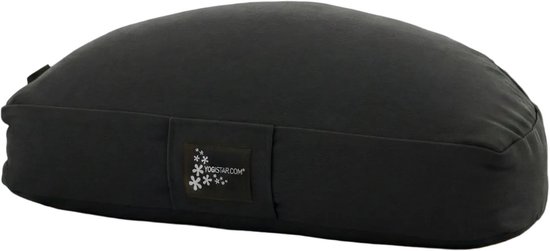 Meditatiekussen - halve maan black Meditatiekussen YOGISTAR van YOGISTAR — afbeelding 3