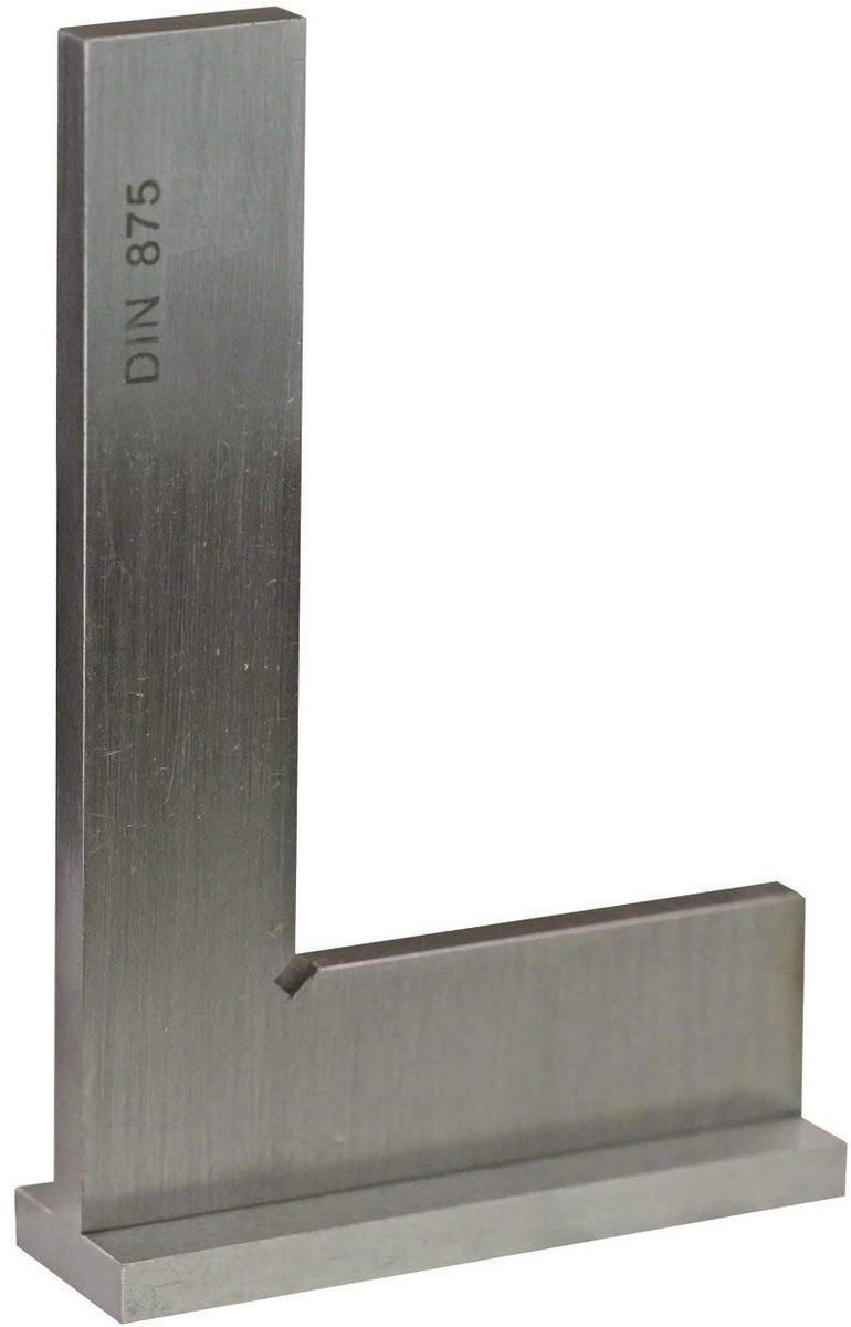 QUALITÄT Precisie aanslaghoek 75x50 mm DIN 875/2