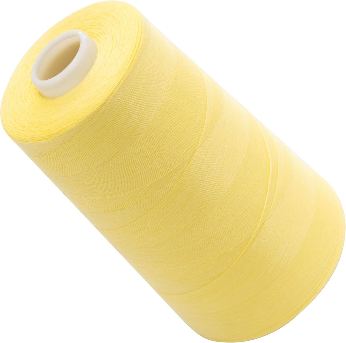 - C72149 - naaigarenconus 120 (40/2) 4000 m - van polyester - confectie, korte kleding, garen, koord, naaien, kleding, draad - kleur geel - bleek