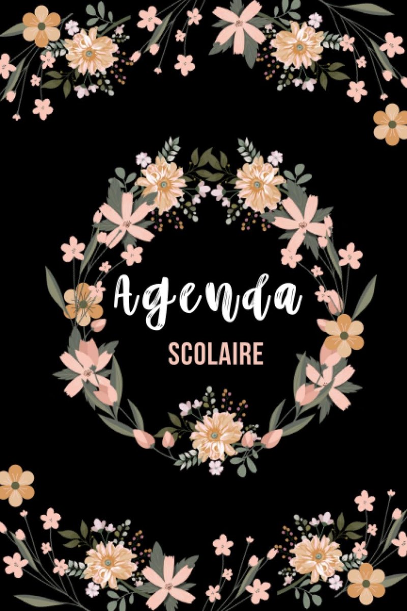 SnelShoppen - Agenda Scolaire 2023 2024 Fille - Schoolagenda voor Studenten, Collège, Lycée, Planificateur van September 2023 tot Juli 2024, Meisjes,