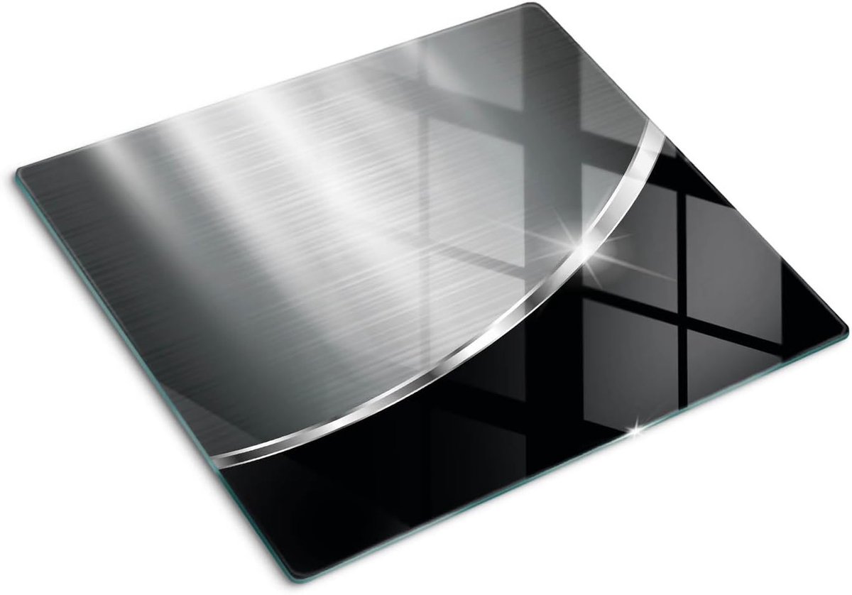 Glazen snijplank - 60x52cm Fornuisafdekplaat Kookplaatafdekking Gehard glas - Antislip Keuken achterwand - Achterwand glas keuken -