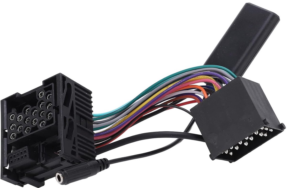 E46 AUX-adapter - 10-pins Bluetooth-moduladapter in Kabelvervanging voor E46 320 325 323 328 330 M3 3-serie met Microfoon