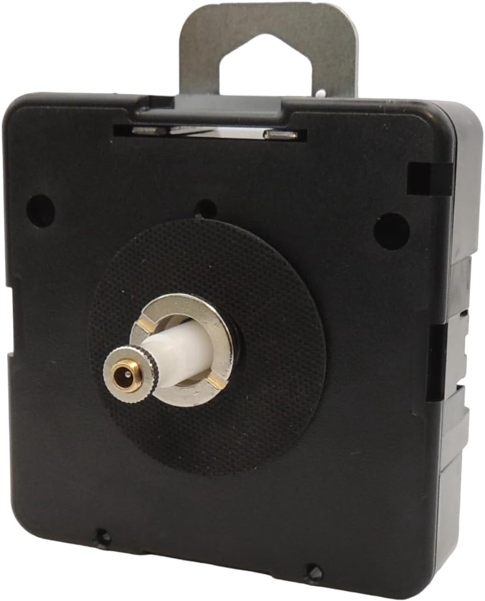 UTS Kwartsuurwerk/Mechanisme voor Klok – Accessoires Inbegrepen, Schroeven voor Bevestiging en Wandhanger, Moer en Rubberen Sluitring – Gemaakt in Duitsland (Medium Cilinder – 16,2 mm)