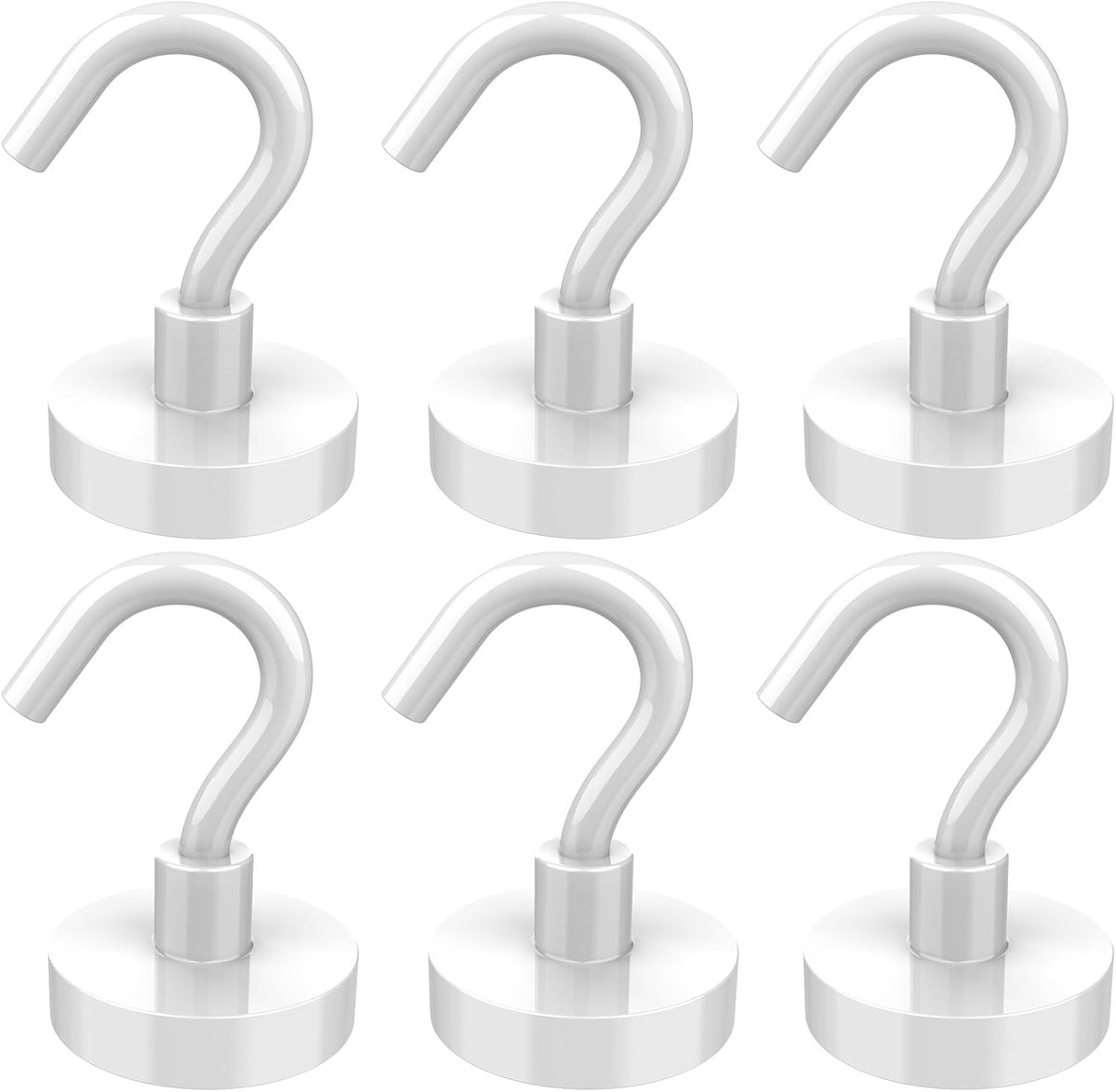 Magnetische haken, 80 lbs+extra sterke magneet met haak voor koelkast, zware cruisehaak voor plafond, kleine magnetische houder