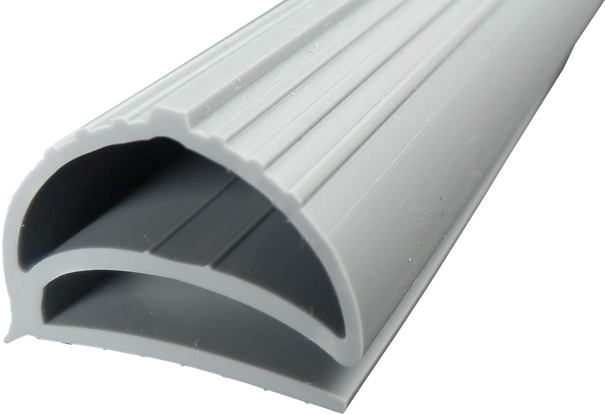 Afdichting - profiel 158-2000mm - kleur: grijs (koelkastafdichting)