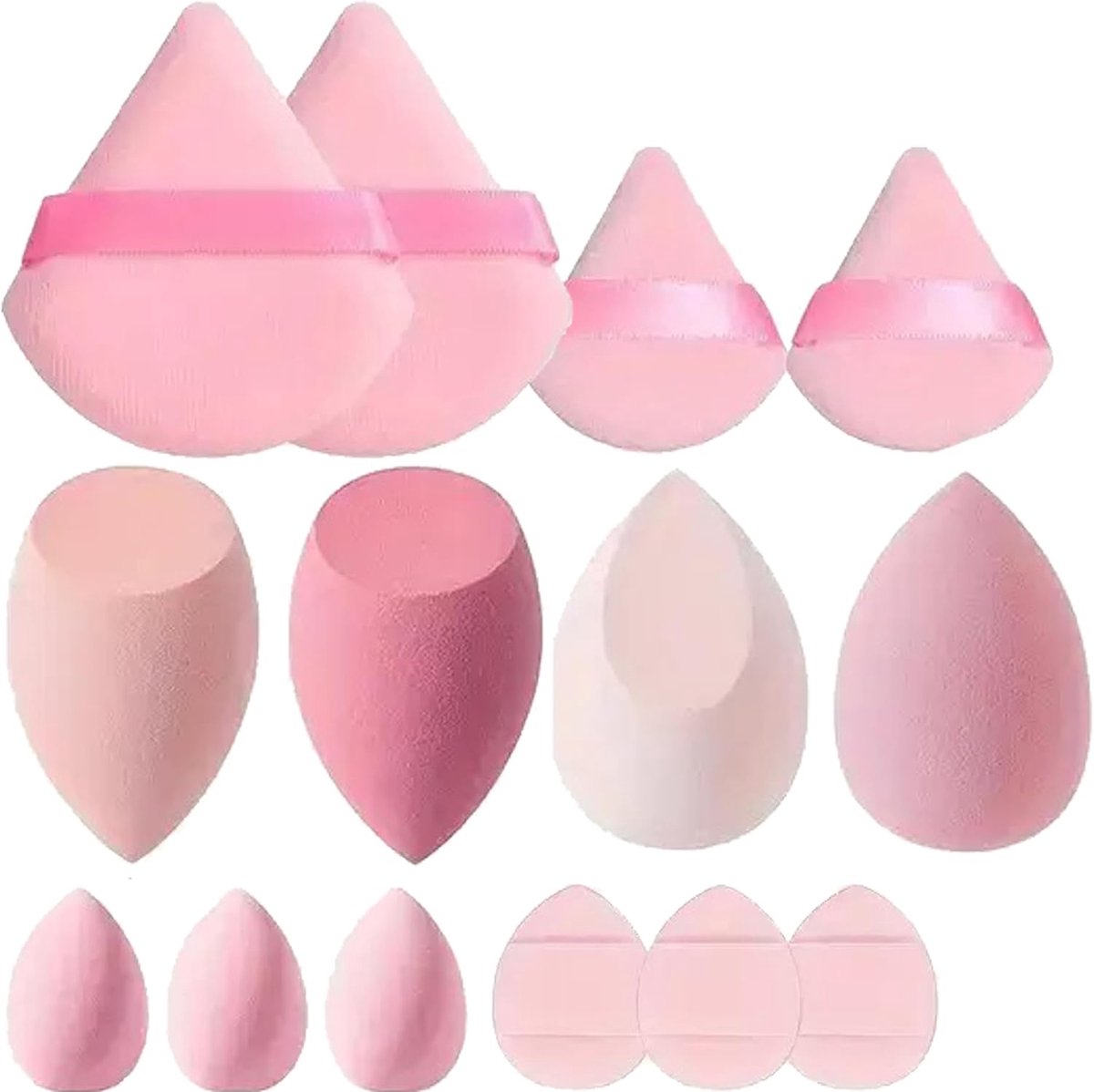 make-up spons, make-up spons, make-up spons voor vloeibare foundation, poeder, foundation puff cosmetica gereedschap