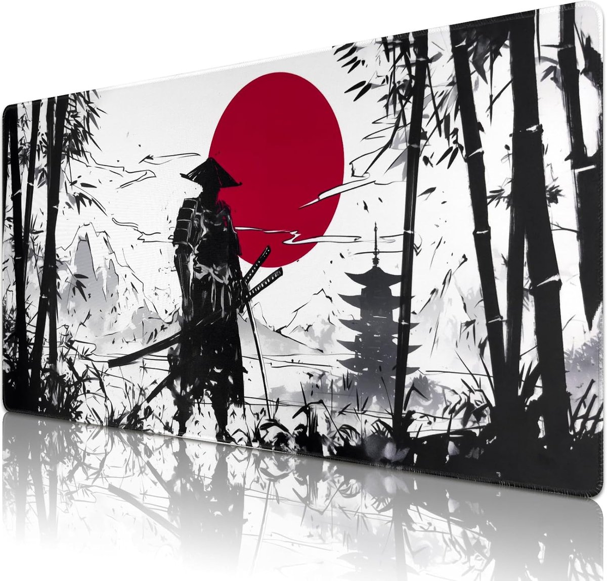 Muismat XXL, 900 x 400 mm | Muismat met antislip rubberen basis, bureauonderlegger voor kantoor, thuis, gaming