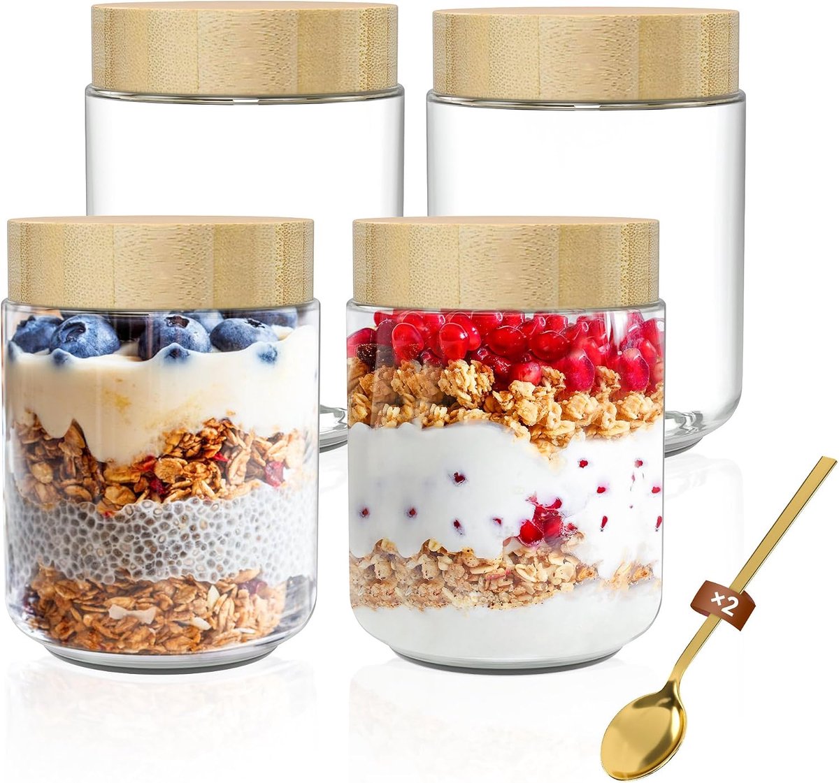 Potten met schroefdeksel 500 ml