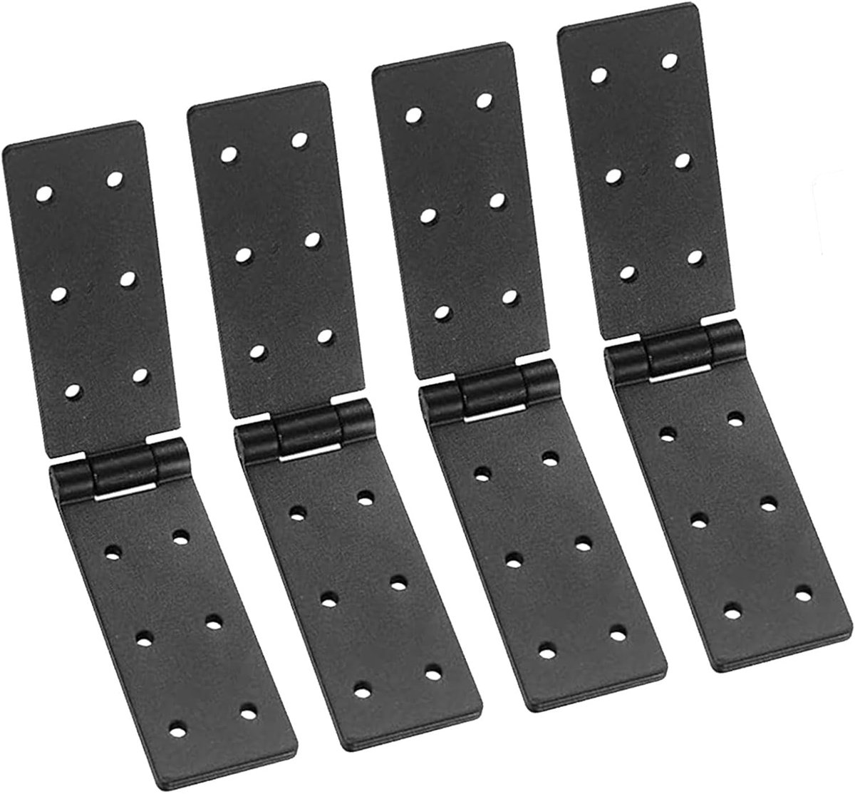Scharnieren Vouwen,ESYFOR 4 Stuks Deur Scharnieren Zwarte Heavy Duty Deur Scharnier Metalen Vouwen Scharnier Voor - ShopVlot