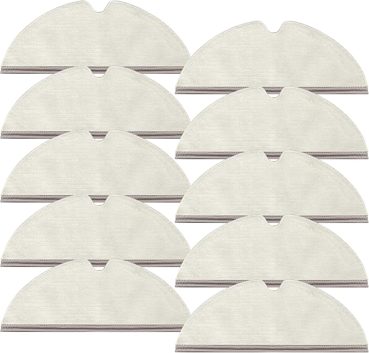 Doekjes voor Xiaomi Roborock S6/S6 MaxV/S6 Pure/S5/S5 Max/Q7/Q8, 10 stuks | Herbruikbare mop reserveonderdelen dweil voor Roborock Q5 Pro/Q5 Pro+/Q7 MAX/Q7 MAX+/Q8 Max/Q8 Max+/S4/S50/S51/S55
