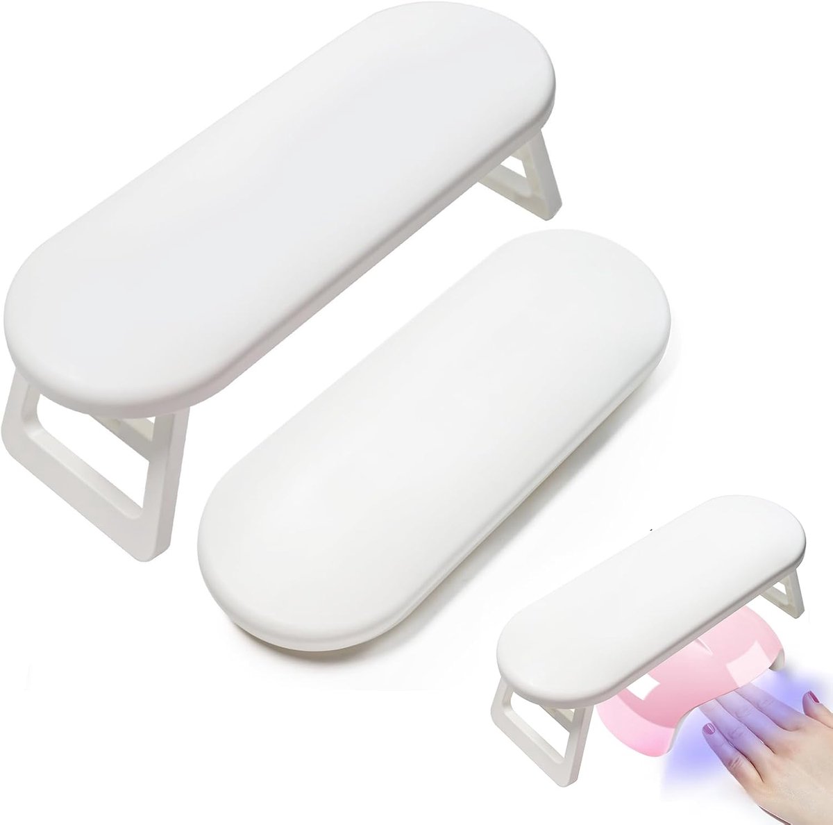 opvouwbare handsteun, nagelstudio, handsteun, manicure-pad, manicurestandaard, geschikt voor nageldesign, tafeldecoratie en doe-het-zelf nagelkunst