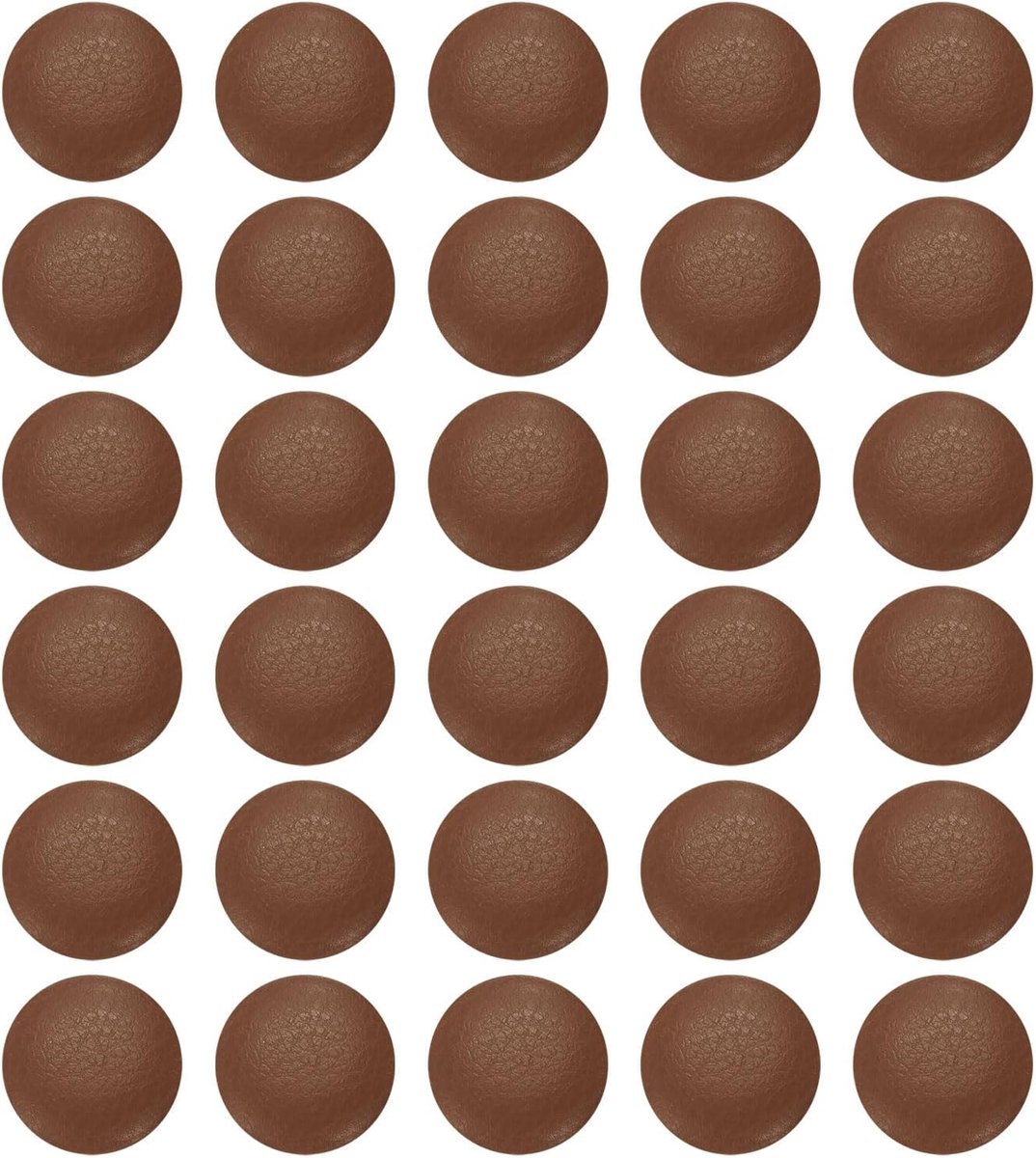 Knopen, 12,5 mm (20 l) diameter ronde plastic schacht, handwerk, vervangende naaien, knopen, leren knopen voor kleding, decoratie, doe-het-zelf accessoires, bruin