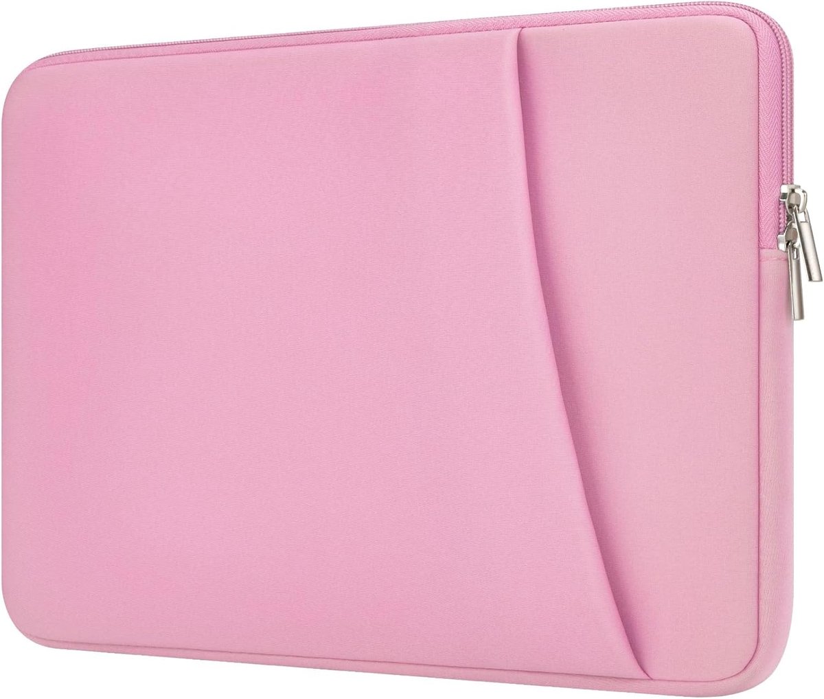 SnelShoppen - 13 Inch Laptop Sleeve Case voor Macbook Air 13.6 Inch & Macbook Pro 14 Inch - Shockproof, Padded Computer Pouch met Voorkantzak - Hoogwa