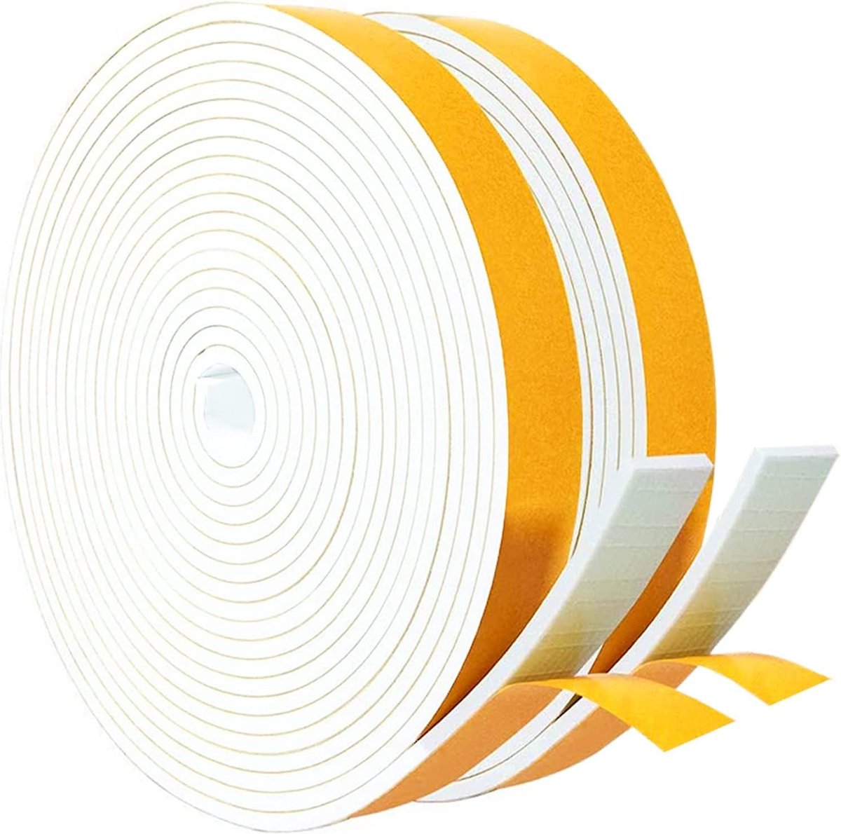 SnelShoppen - Sealing Tape, Zelfklevend, 20 mm x 3 mm, 10 m, Foam Tyre, Deur- en Raamafdichting, Geluidsisolatie en Isolatie voor Koelkasten, Vriezers