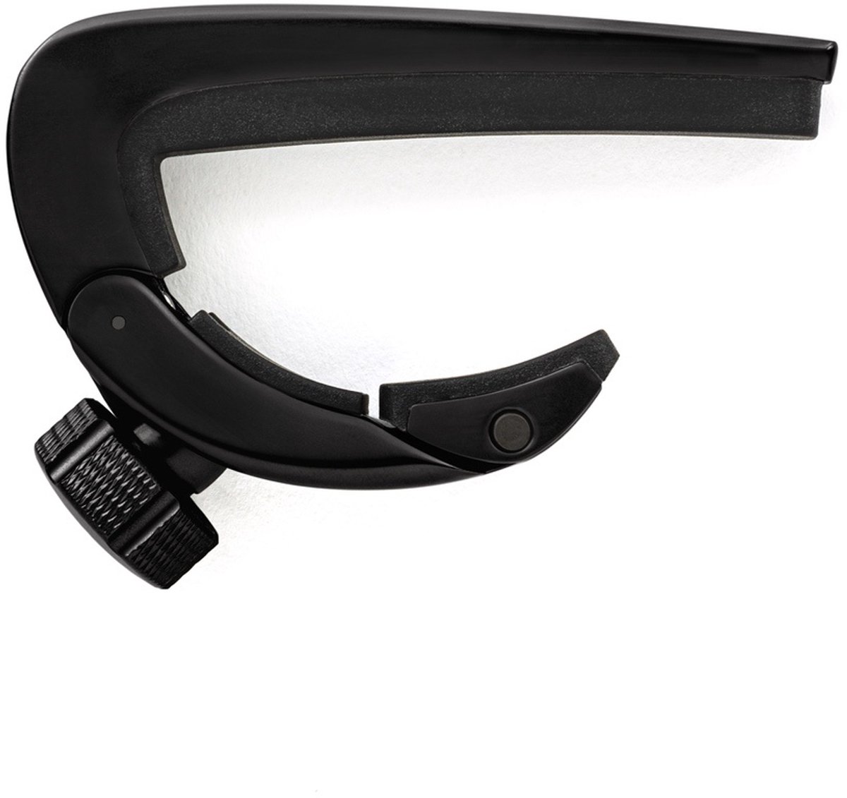 Dunlop DPCBK Pivot Capo, Black - Capodaster voor staalsnarige gitaar