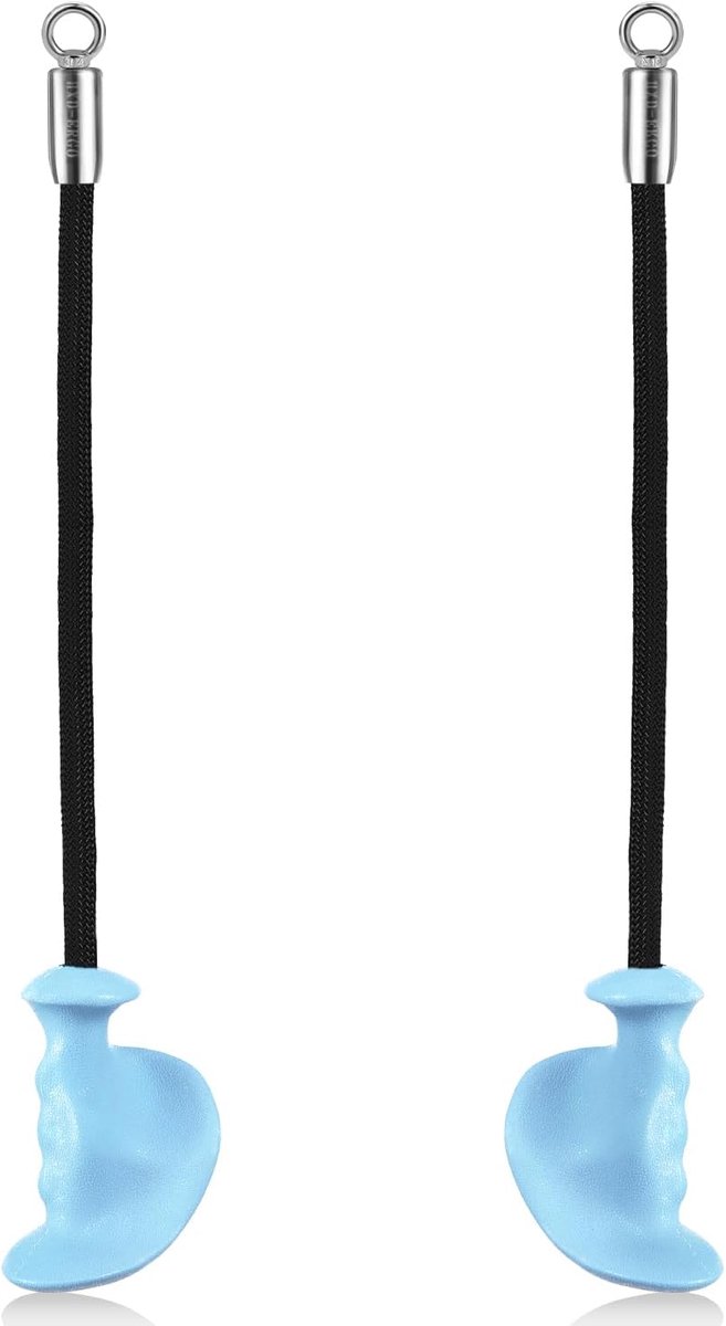 SnelShoppen - Ergonomische Single Tricep Rope met Handvatten, 2 Stuks Tricep Biceps Pull Rope, Anti-Slip en Zweetbestendig, Ideaal voor Fitness en Kra