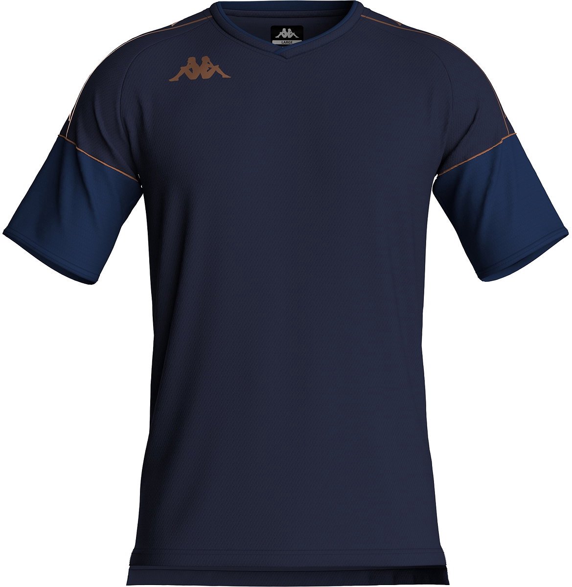 Kappa Mianto Shirt Korte Mouw Kinderen - Marine | Maat: 152