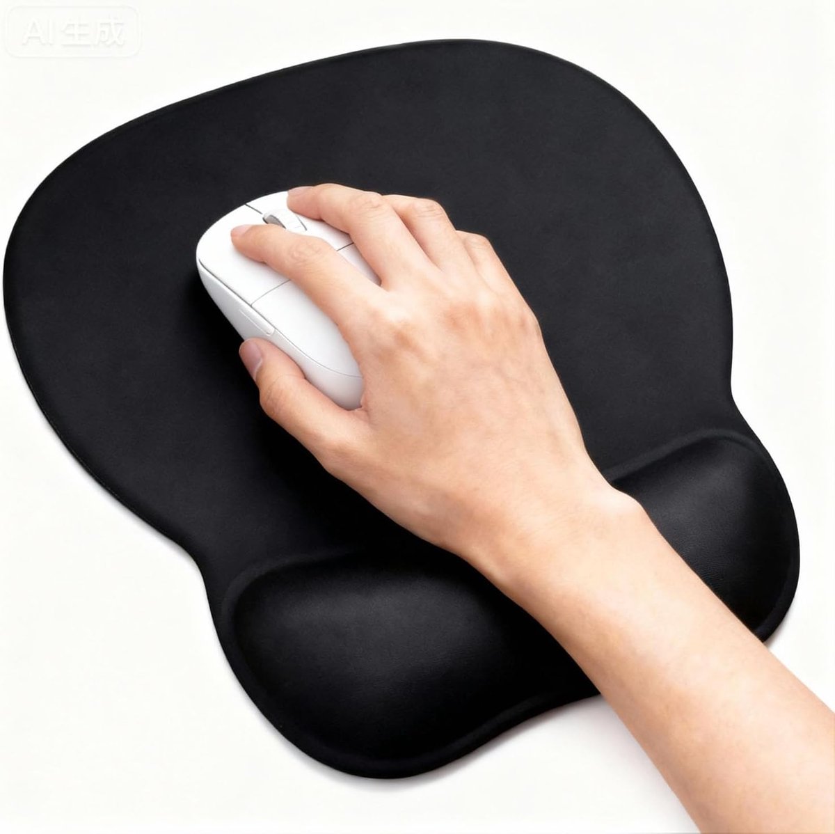 SnelShoppen - Ergonomische Muismat met Polsondersteuning, Geheugenschuim Gel Kussen, Anti-slip Onderlaag, Glad Oppervlak voor Kantoor Gaming, Waterdic