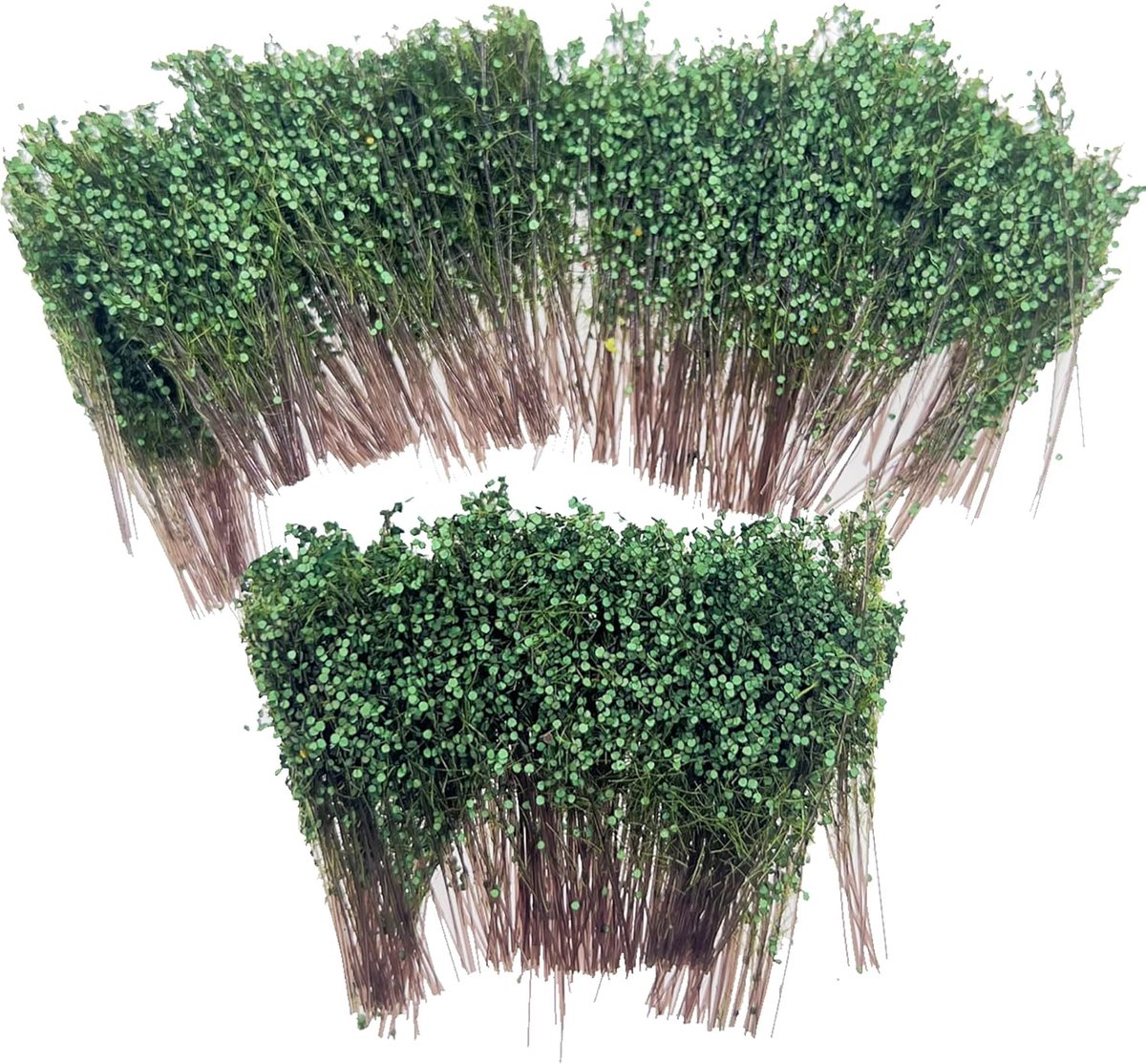 SnelShoppen - Miniatuurgroenstruik Lang Model Bushes Vegetatie Groepen Gras Groeven voor DIY Architectuur Modelbouw Spoorweg Diorama Tuin Landschap La