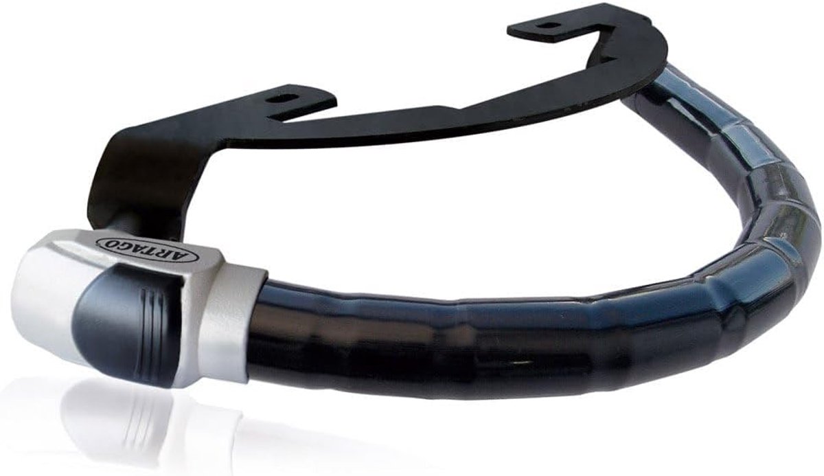 SnelShoppen - Motorfiets Stuurslot Artago 1650STY Practic Style + Houder voor Yamaha Xmax 125/300/400 2018-2023 en Tricity 300 2020 - Hoogwaardige Sta