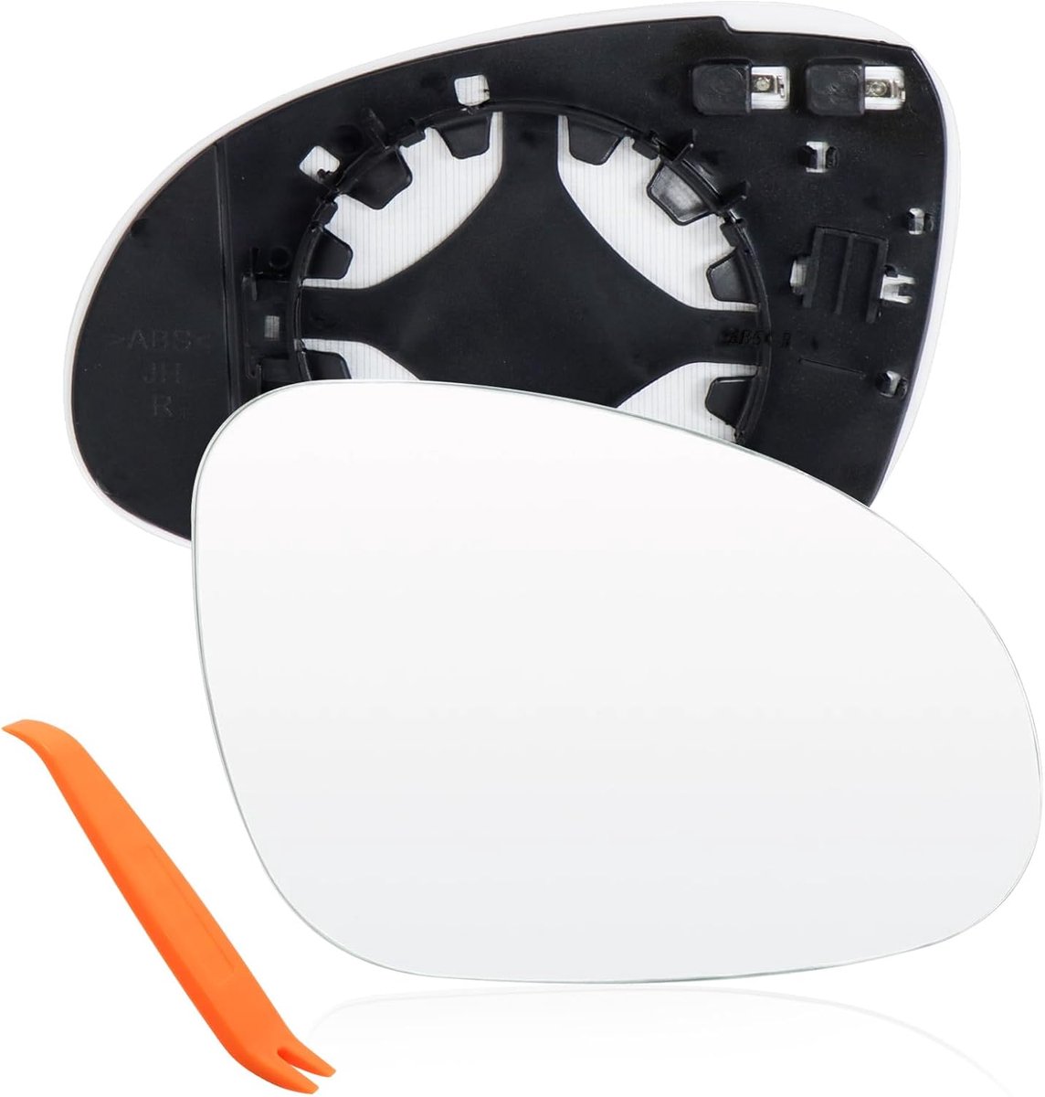 SnelShoppen - Mirror Glass Golf 5 Rechts Verwarmd Asferisch Vervangglas voor VW Golf MK5 2003-2008, Passat B6 2006-2011, Driver Side Buiten Spiegel Gl