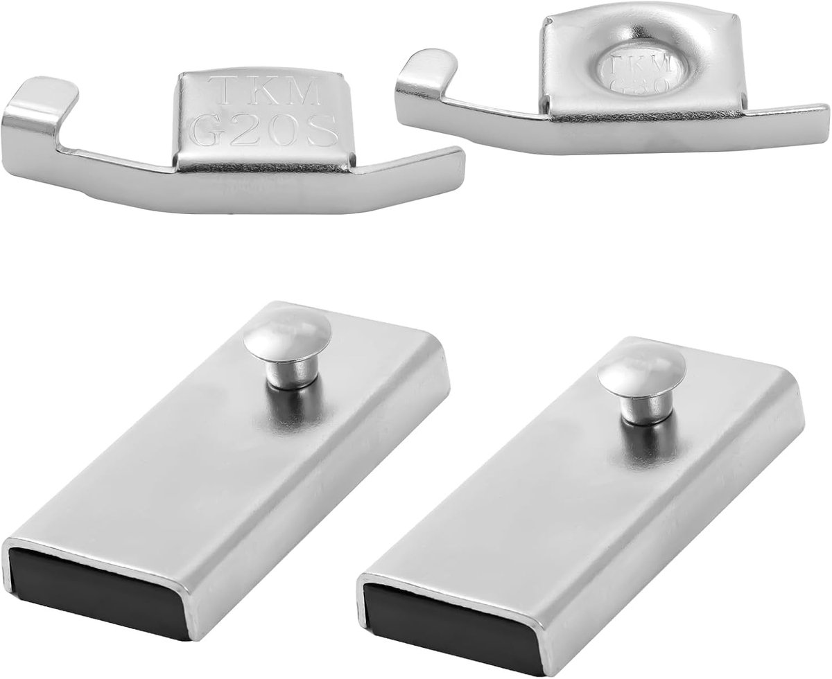 SnelShoppen - Magnetische Naadgeleider voor Naaimachine, 4 Stuks, Universele Accessoires voor Beginners, Sterke Magneten voor Rechte Stiksels, 3 Model