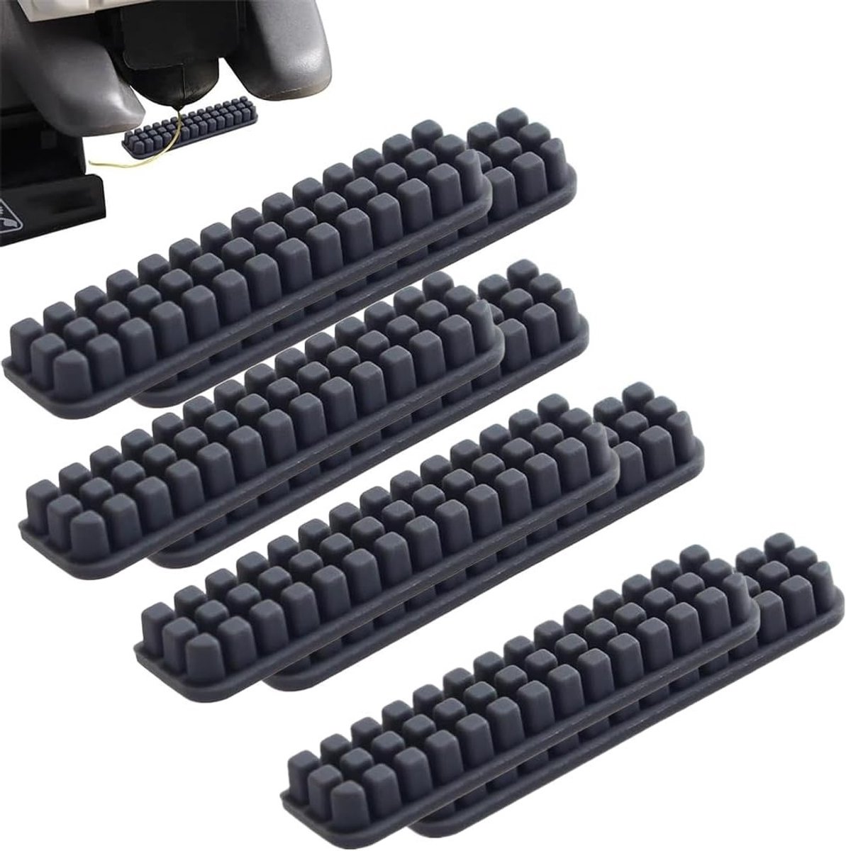 Set van 8 Siliconen Mondborstels voor 3D Printers, Reinigingskit voor Hotend en Onderdelen, Ideaal voor 3D Print Accessoires