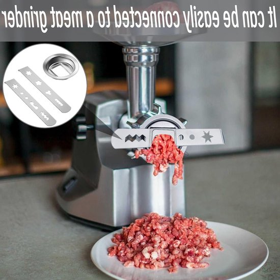 2-delige spuitmond set voor gebak, roestvrijstalen accessoires voor koekjes en taarten, geschikt voor MUM4/MUM5 keukenmachines — afbeelding 5
