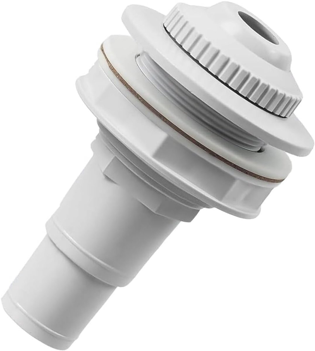 SnelShoppen - Zwembadzuigmond met Draaibare Kop - Inlaatmondstuk voor Stalen Wandzwembaden - 32mm/38mm Slangaansluiting - Optimaliseer Watercirculatie