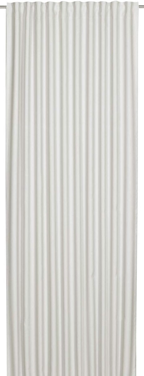 SnelShoppen - Blackout Gordijn 255x140 cm Wit - Verduisterend Gordijn voor Woonkamer, Slaapkamer en Hal - 100% Polyester met Warmte-isolatie
