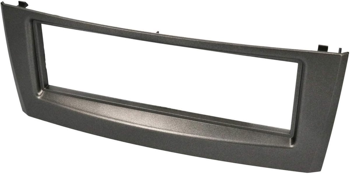 SnelShoppen - Car Radio Diaphragm 1-DIN voor FIAT Grande Punto 2005-2009 & Linea 2007-2012 - Grijs Recessed Frame, Vervangingsonderdeel voor Auto Audi