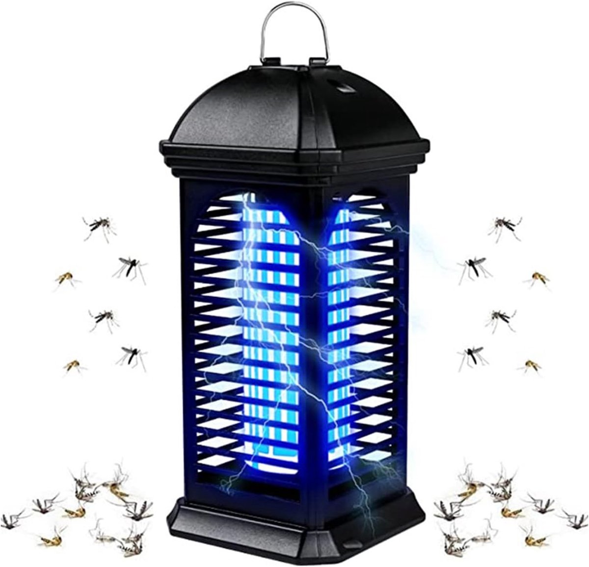 SnelShoppen - Anti-muggenlamp 15W UV Insecten Doder 4200V voor Binnen en Buiten - Effectief tot 140m², Elektrische Muggenbeschermer, Ideaal voor Tuin,