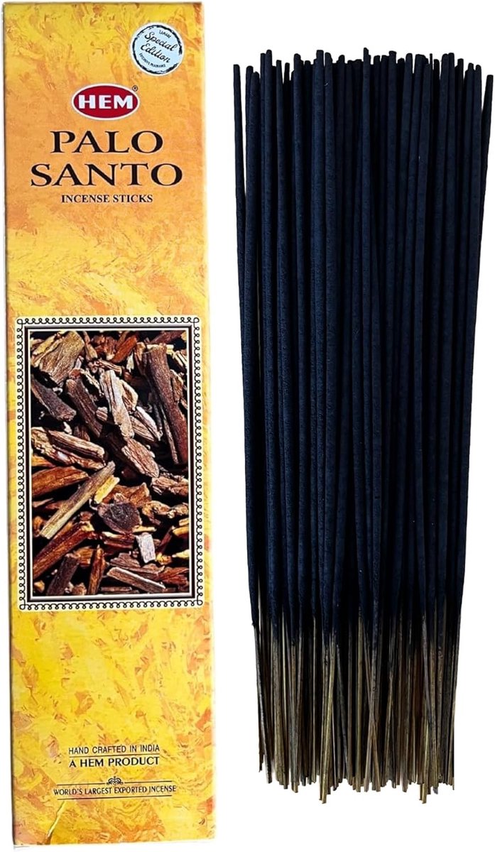 SnelShoppen - Palo Santo Wierookstokjes - 100 gram (80-90 stuks) - Aromatherapie - Meditatie - Yoga - Duurzame Verpakking - Eco-vriendelijk